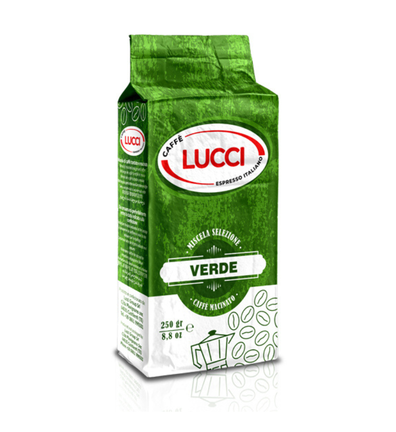 Caffè macinato per Espresso Miscela Verde 6x250g