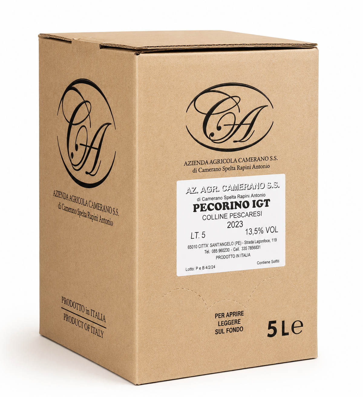 Vino Pecorino 5L Az. agr. Camerano