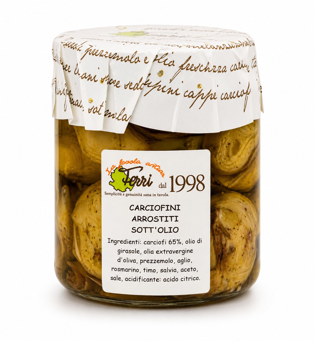 Carciofini arrostiti sott'olio 250g