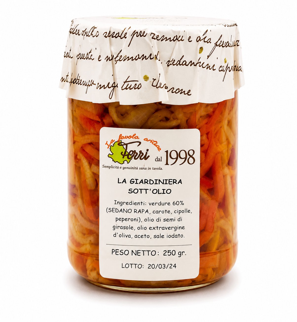 La giardiniera sott'olio 250g