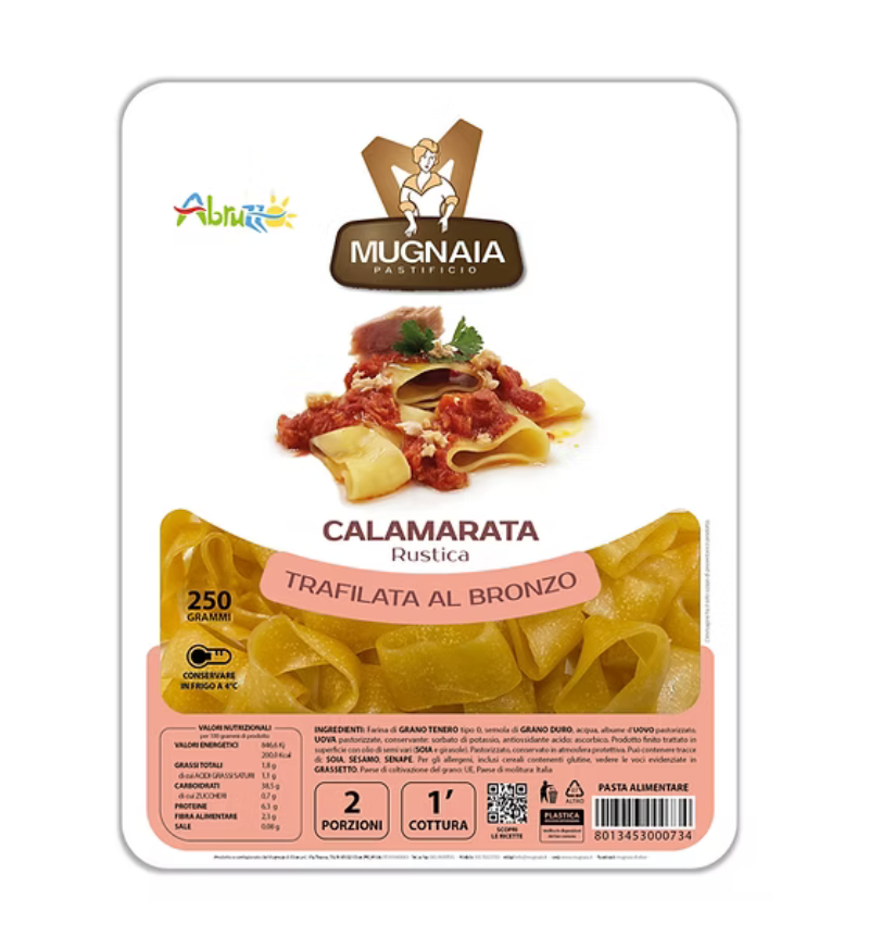 Calamarata rustica 250g.